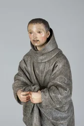 San Diego von Alcala, ca. 1665-70 (polychromiertes Holz)